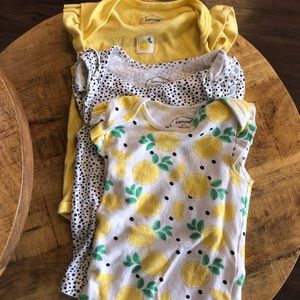 Lamaze lemon onesies 3 pack